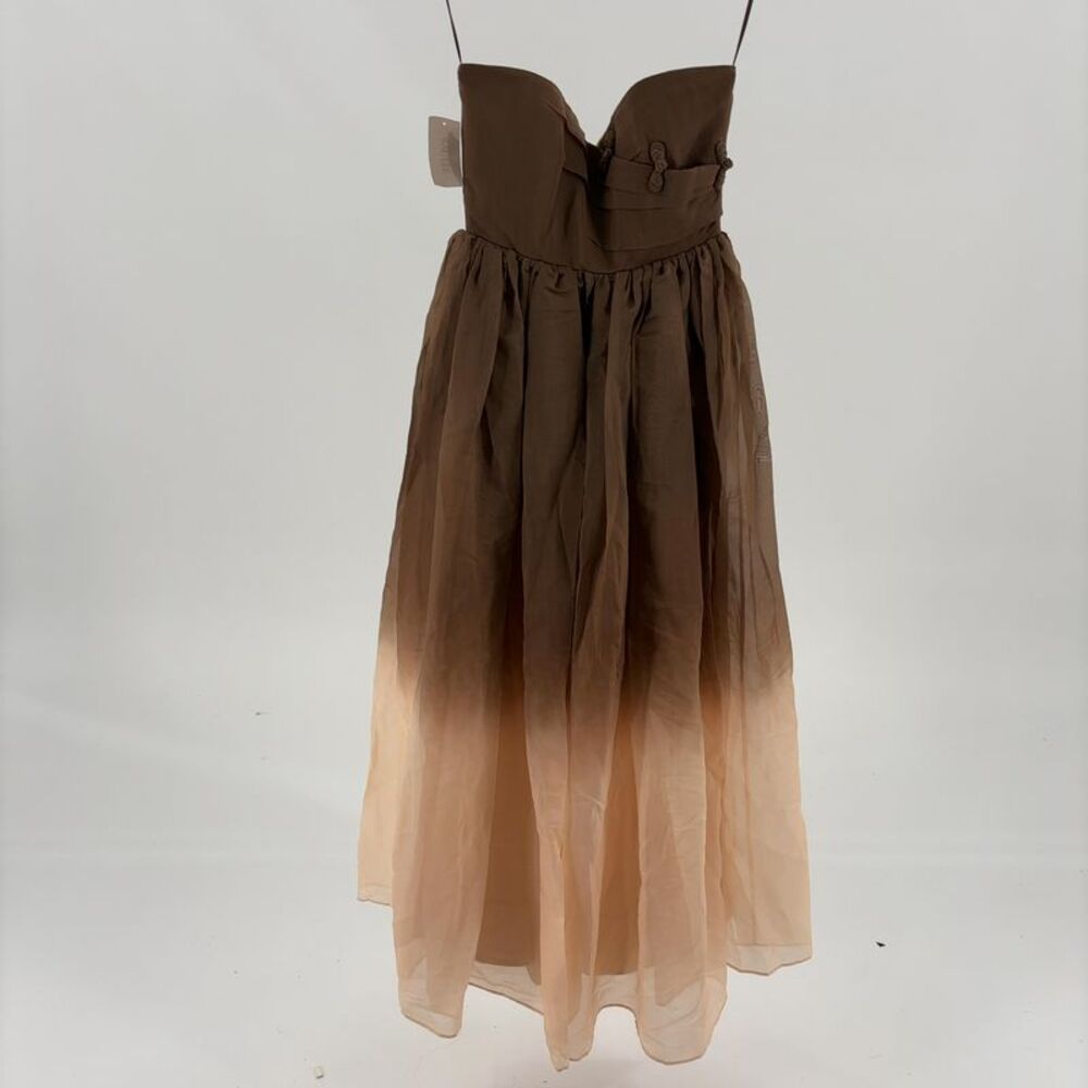 SAU LEE Gale Dress Beige